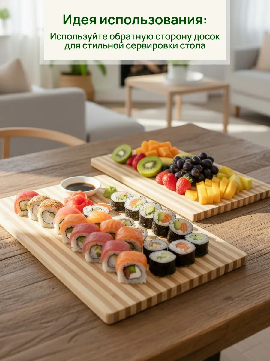 Bravo 3'lü Ahşap Kesme Tahtası Seti Mutfak İçin 162502402 Bej