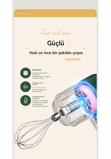 Kablosuz Üç Hızlı Şarjlı Yumurta Çırpıcı Ev Yumurta Çırpıcı-mavi Mavi