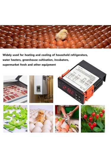 Ulzyvf Stc-1000 Akıllı Sıcaklık Kontrol Cihazı - Isıtma/soğutma Fonksiyonlu Termostat, Yüksek Hassasiyetli