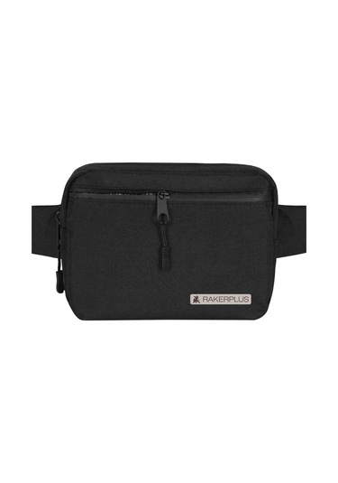 Rakerplus Siyah Unisex Minimal 21x15x5 Cm Bel Ve Göğüs Çantası Natural