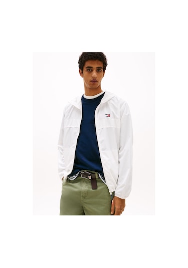 Tommy Hilfiger Tjm Lw Chıcago Jacket Erkek Beyaz Ceket - Dm0dm20204 Tommy Hilfiger Tjm Lw Chıcago Jacket Erkek Beyaz Ceket - Dm0dm20204