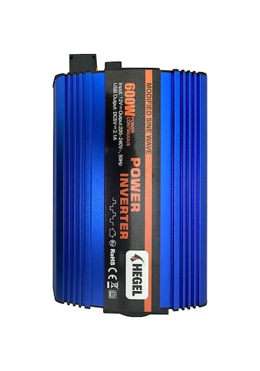 600 Watt 12 Volt Modifiye Sinüs İnverter - Hegel İnverter