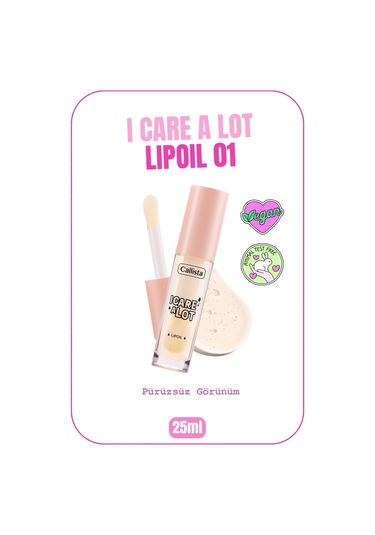 Callista I Care A Lot Lip Oil 01 Peach