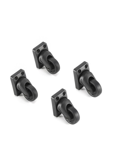 Homyl Bagaj Tekerlekleri, Bavul Yedek Parçalar Taşınabilir Siyah