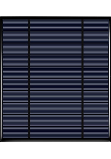 Youmex 5v 2.5w Güneş Paneli, Polikristal Silisyum, Timsah Kelepçeli, Dışarıda Kamp Ve Seyahat İçin, 130x150mm, 0.5a Akım