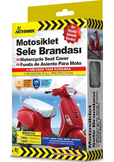 Automix Motosiklet Sele Brandası Large 125 X 75 Cm