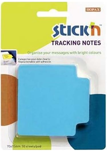 Stickn Yapışkanlı Kağıt 70x70mm İşaret Bantı Neon Mavi 21479