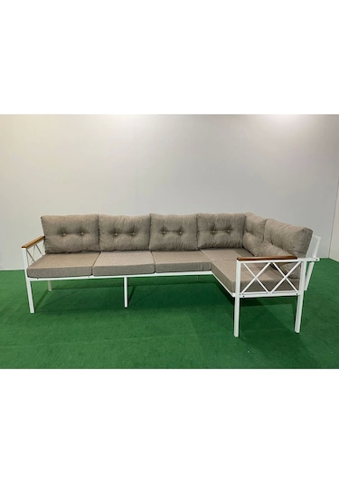 Köşe Koltuk Takımı , 3 2 Balkon-bahçe-kafe-çay Seti-koltuk Takımı-mutfak Köşesi Beyaz Profil Cappuccino Köşe Koltuk Takımı , 3 2 Balkon-bahçe-kafe-çay Seti-koltuk Takımı-mutfak Köşesi Beyaz Profil Cappuccino