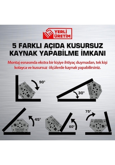 Heinz Linear Mkg201- s Manyetik Açılı Kaynak Tutucu Mıknatıs Gönye