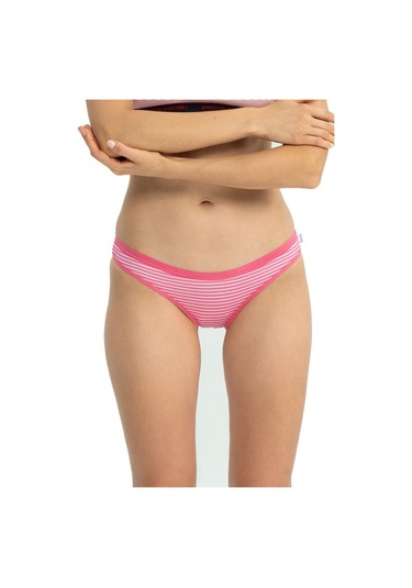 U.s Polo Assn. 66433 Kadın Karışık Desen Pamuklu 3'lü Slip Külot-fuşya Fuşya