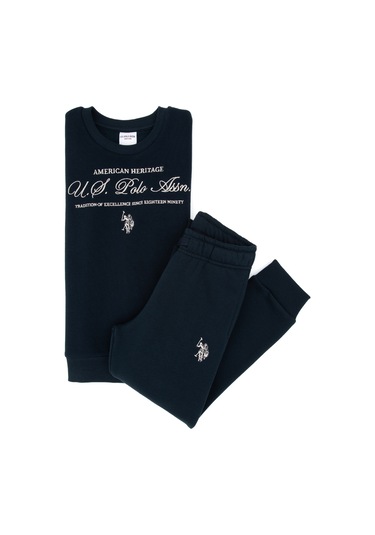 U.s. Polo Assn. Erkek Çocuk Lacivert Pijama Takım 50318686-vr033 Lacivert