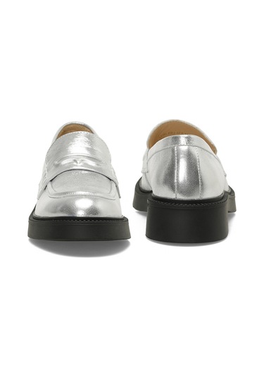 Nine West Lunler2 5fx Gümüş Kadın Loafer 000000000102005278 GÜMÜŞ