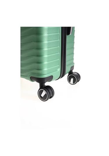 Ultra Dayanıklı 3'lü Set Valiz & Bavul Yeşil-1397 Yeşil