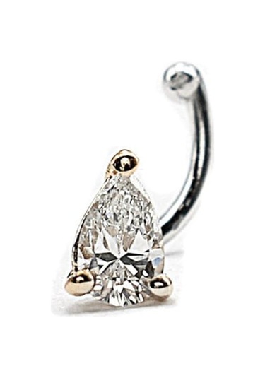 Damla Kesim Pırlanta Hızma - 0,10 Karat G Renk 18 Ayar Beyaz