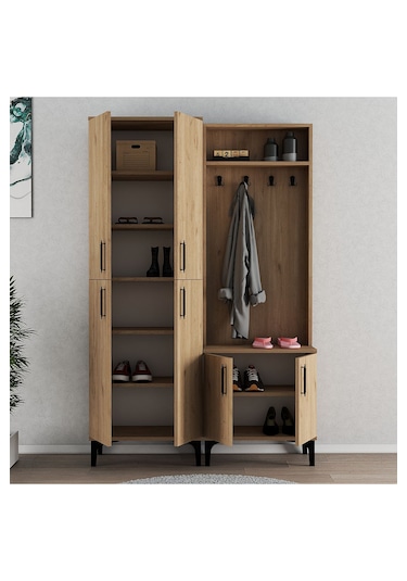 Ferniso Mobilya Portmanto+ayakkabılık Ceviz
