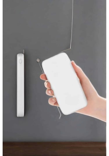 Kablosuz Şarj Aleti Hızlı Şarj Taşınabilir 5000 Mah Çok Renkli