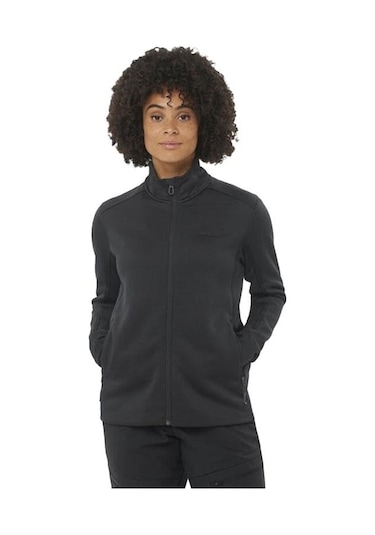 Salomon Sntıal Mıdfleece Fz W Kadın Ceket Lc2294000 Siyah