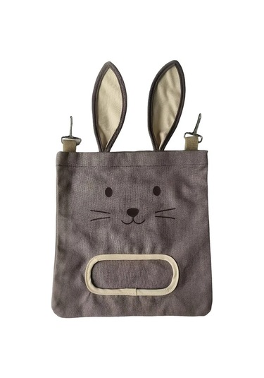 Elmpaly Gri Küçük Evcil Hayvan Saman Çantası Tavşan Hamster Guinea Pig Yemlik