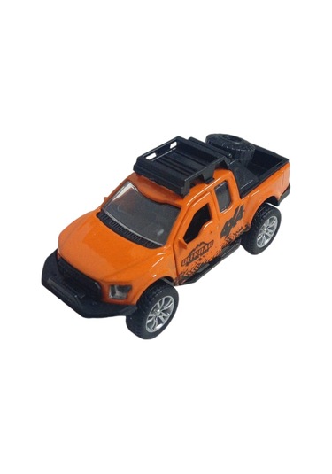 Çek Bırak Metal Arazi Aracı 13 Cm - Turuncu