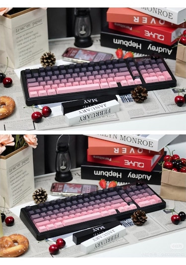 Ak980 3 Modlu Hot-swap Tft Ekranlı Mekanik Oyun Klavyesi-8.000 Mah Batarya Dinamik Rgb