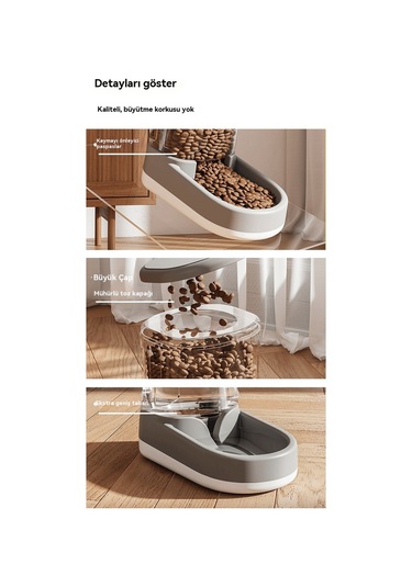 Pet Su Sebili Kedi Otomatik Çiftçi-mavi