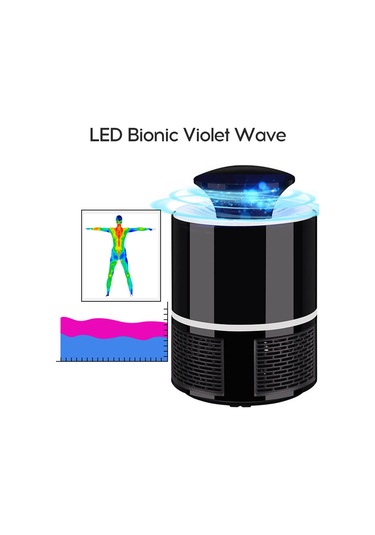 Padalink Usb Girişli Evcil 365nm Işık Teknolojili Sinirsel Kovucu: Etkili Sinek Ve Mus Musu Avcısı - Siyah