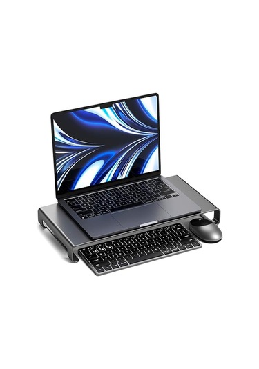 Çok Amaçlı Monitör Laptop Notebook Standı Uzay Gri