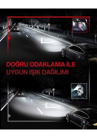 F1 H7 Mini Kar Beyazı Led Xenon Far Led Zenon Ampulü Şimşek Etkil