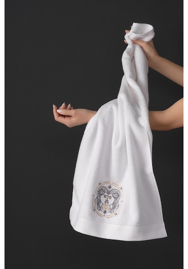 Varol %100 Microcotton Üst Kalite Havlu Seti Burç Nakışlı İkizler-standart İkizler Diğer