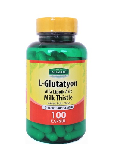 Vitapol L-Glutatyon Alfa Lipoik Asit Milk Thistle 100 Kapsül