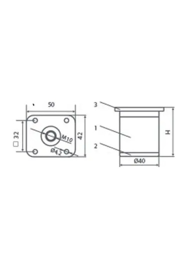 Brante Dekoratif Destek N-100 Dk 7 T1-01r.22 Beyaz/krom 2 Adet 145151074 Beyaz