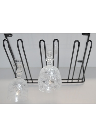 Siyah 3 Bölmeli Bar Kadehlik Bardaklık