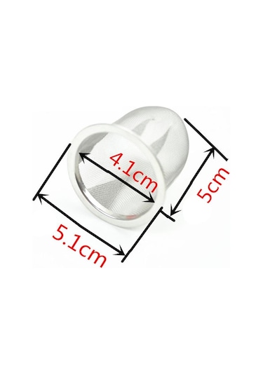 Jms Yeniden Kullanılabilir Paslanmaz Çelik Tel Örgü Çay Süzgeci Çaydanlık Çay Yaprağı 6cm