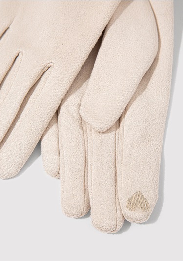 Mavi - Ekru Eldiven 1913592-34523 Ekru