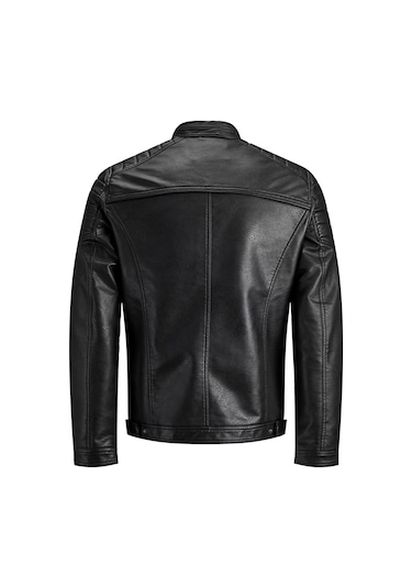 Jack & Jones JJerocky Jacket Noos Erkek Deri Mont Siyah