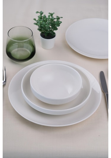 Tabak Evi Porselen Sofia Yemek Takımı 4 Parça Tek Kişilik