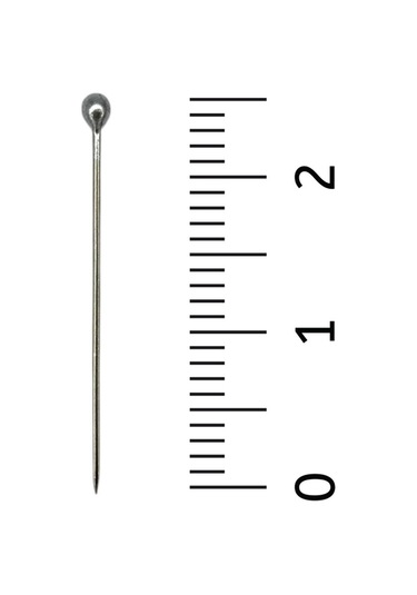 Toplu İğne Gümüş Gri Renk 50 Adet 2.5cm - Eşarp Ve Şal İğnesi - Kadın Tesettür Aksesuar Çok Amaçlı Gümüş