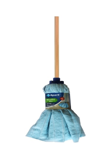 Spark Havlu Vileda Paspas Mop Large Ucu Ve Ahşap Sapı Takım