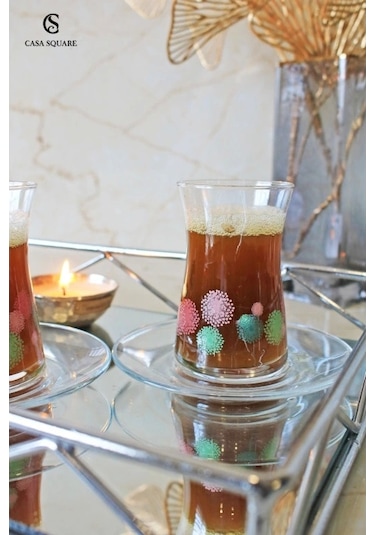 Paşabahçe Spring Flowers Çay Bardağı Takımı - 95483