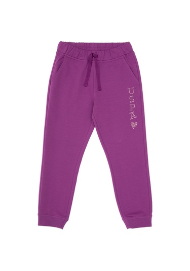 U.s. Polo Assn. Kız Çocuk Menekşe Eşofman Altı 50317895-vr037 Menekse