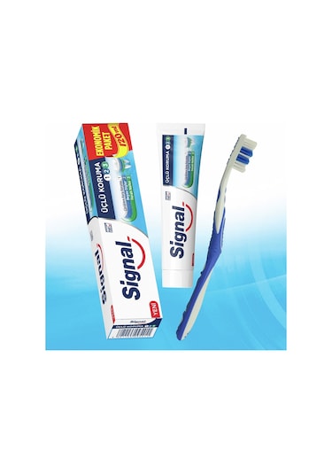 Signal Nane Ferahlığı Çürüklere Karşı Üçlü Koruma Diş Macunu 6 x 120 ML
