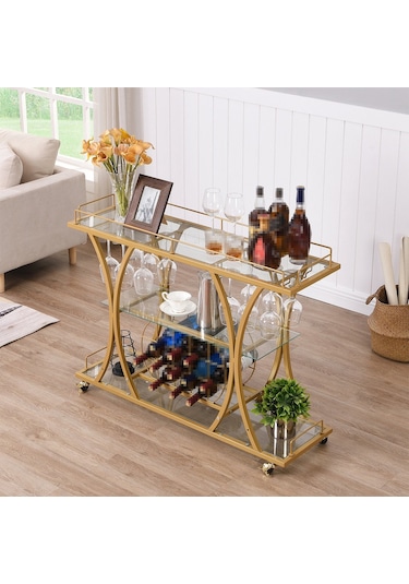 Zaira Gold Metal&cam Servis Arabası