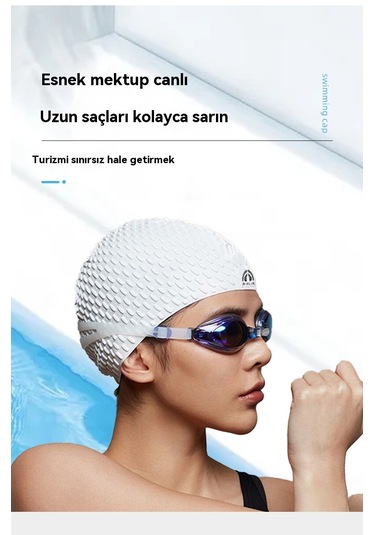 Aurora Yetişkin Su Geçmez Ve Kaymaz Yüzmesevilik Başsız Beyaz