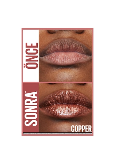 Maybelline New York Lifter Gloss Nemlendirici Dudak Parlatıcısı 017 Copper