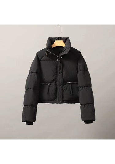 H6.siyah..kadın Şişme Mont Siyah