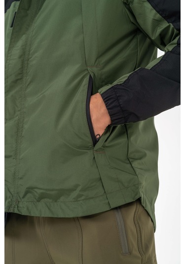 Combat Tactical Rüzgar Ceketi Haki - Siyah