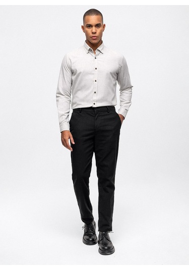 Back And Bond Normal Bel Normal Paça Dar Siyah Erkek Pantolon B33w30003 Siyah