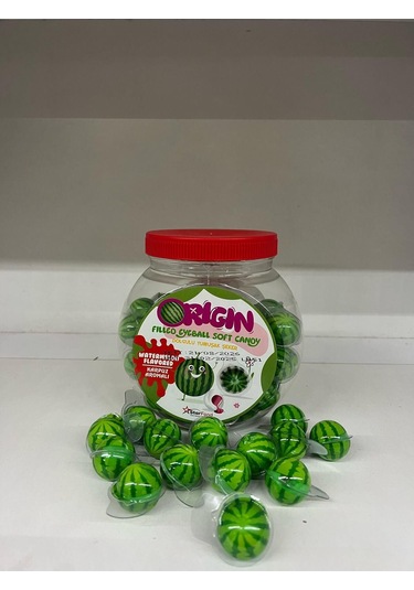 Origin Dolgulu Yumuşak Şeker Karpuzlu 60 Adet