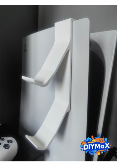 Ps5 Kol Askı Aparatı 2 Li Controller Tutucu Clip, Playstation 5 Yan Montaj Standı - Beyaz