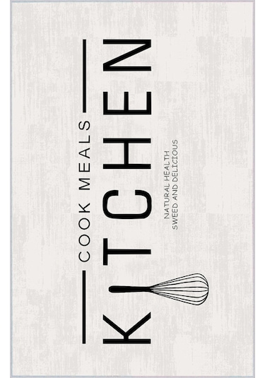 Rovigo Home Dijital Baskı Yıkanabilir Kaymaz Taban Mutfak Halısı RVG2054-SD520 Çok Renkli